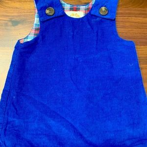 Beaufort Bonnet Royal Blue Corduroy Dress. 6-12 months.